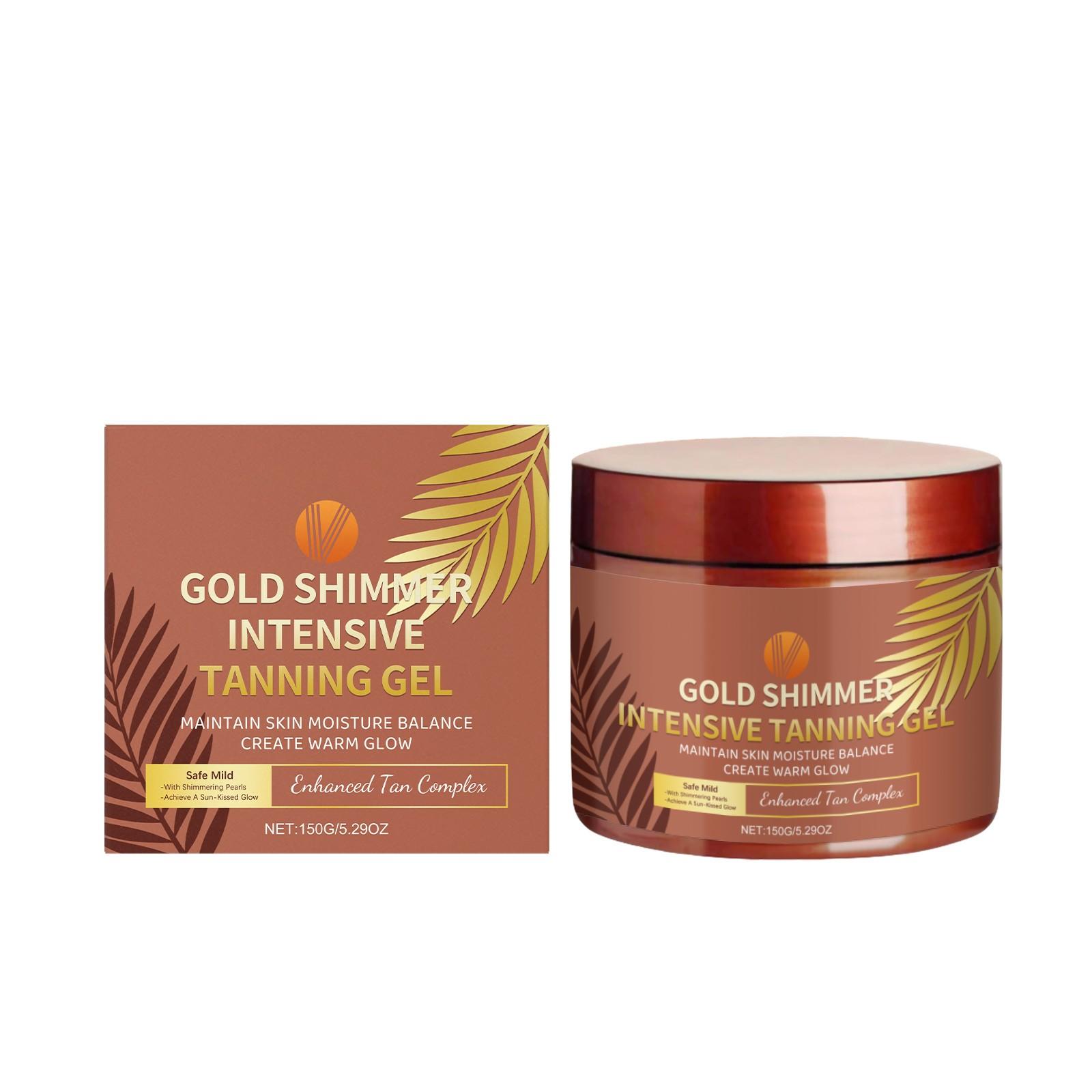 

Фруктовый гель для загара, Интенсивный гель для загара, Гель для загара для солярия Стойкий Водостойкий Для потрясающего загара для тела и лица 150 г чёрный