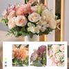 Artificial Flowers Rose Centerpieces Fake Plants Wedding Room Home Outdoor Garden Party Gifts Arrangement Festival Diy Box Table