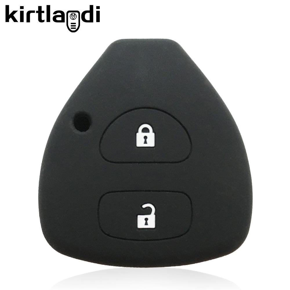 Car Accessories Key Case Cap for Toyota Rav4 Auris Corolla IQ Porte Yaris/Vitz Verso Hilux Icon Camry 40 2/3/4 Buttons Key Cover
