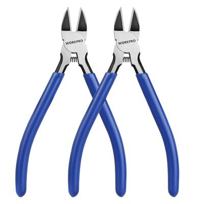 WORKPRO Plastic Dun Mes Set Diagonale Precisie Draad Zacht Koperdraad DIY Plastic Voor Handwerk Delicaat Werk Gereedschap Tangen, Tangen, Tangen,
