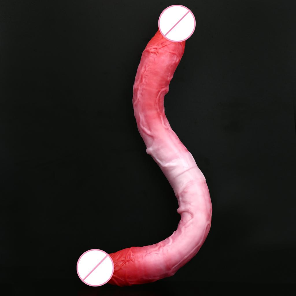 Liquid Silicone Dildo Shaped Dildo Male And Female Anal Plug Adult Product