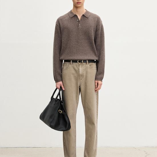 

TNGT Lot.872 Straight-fit Pigment-Dyed Denim Pants Vintage Beige 078