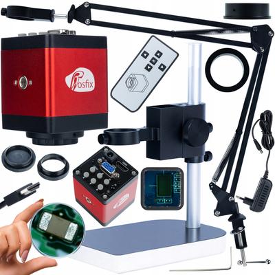 Rosfix Sada pro digitální mikroskopii – Nastavitelné rameno ODM-180X 50 mm | Platforma ODM-100X 50 mm a 40 mm | Kamera Draco RED PRO 2MP