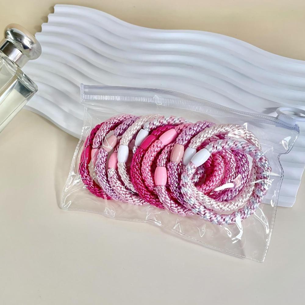 12pcs/set Nylon Hair Rope Set High Quality Elastic Rubber Band Fashion Ponytail Holders  Gifts