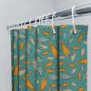 Vibrant Fish Print Shower Curtain For Home Decor Waterproof Fabric In Multiple Colors Available
