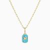 Colorful Drip Oil Butterfly Flower Heart Necklace - European & American Fashion Style