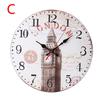 30cm Evropské Retro Kreativní Nástěnné Hodiny Obývací Pokoj Bar Hodiny Dřevěné Nástěnné Hodiny