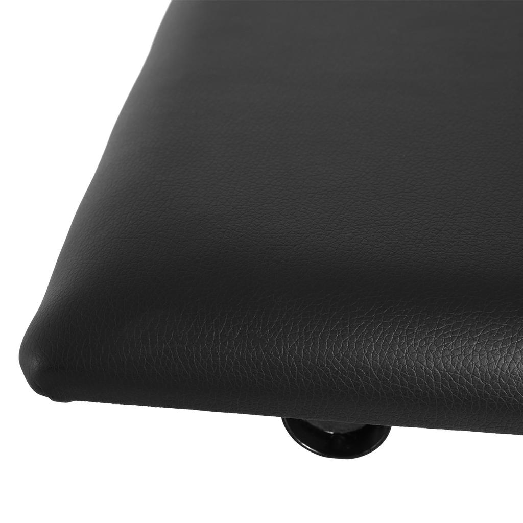 Foldable Keyboard Stool Padded Seat X Frame Chair Adjustable Height Piano Bench Black