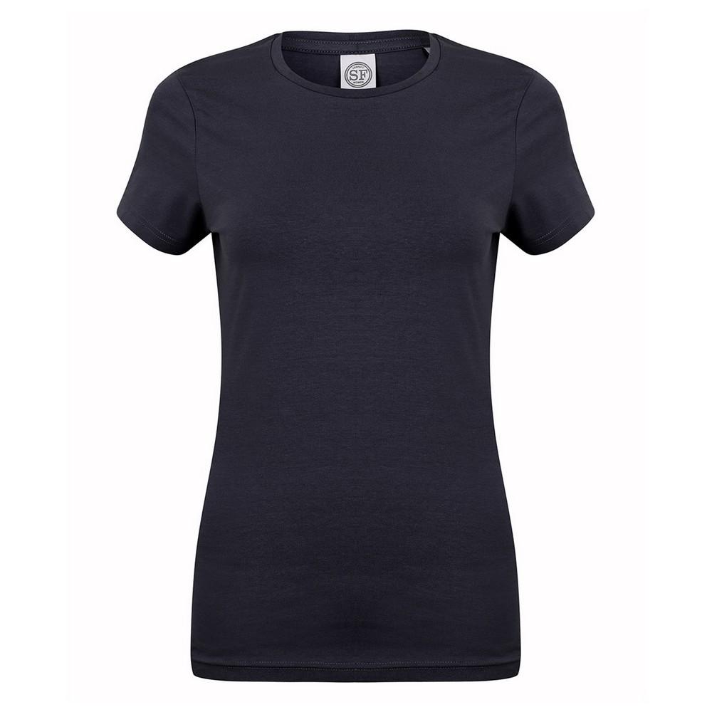 SF Women Womens/Ladies Stretch T-Shirt