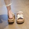 Pearl thick-soled women's cool slippers women's summer wear new models with skirts fashionable pregnant women's flip-flops