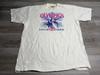 Vintage 1994 Lillehammer Winterspelen T-shirt Maat XL Noorwegen Wit Ski Varken ZELDZAAM