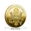 Souvenir Coin American Eagle of Liberty Commemorative Coin Double Eagle Lucky Gold Silver Coin Commemorative Medal