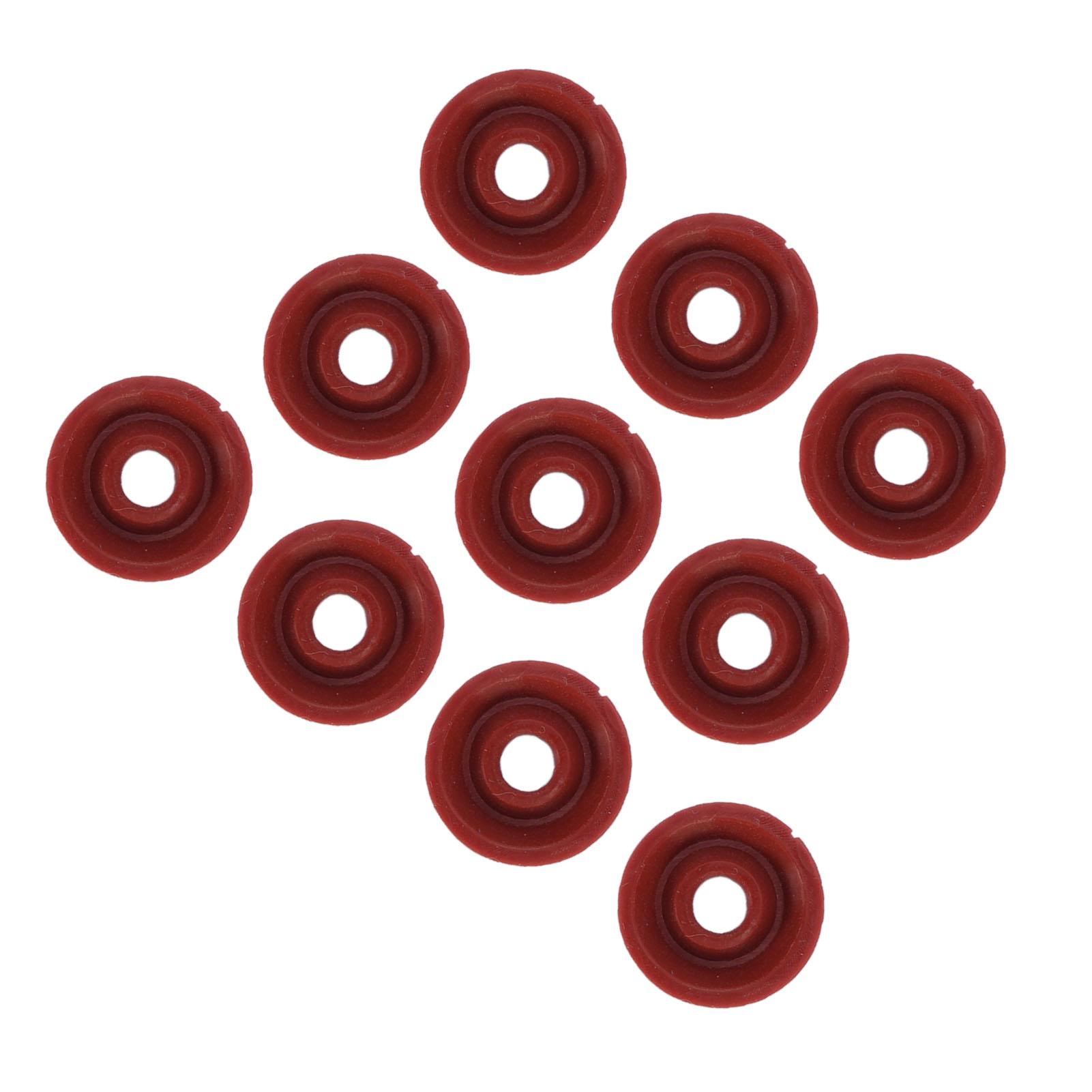 Lot de 10 joints en silicone pour machine à café, Joints étanches, Accessoires pour machine à café de qualité alimentaire pour l'entretien, Valve de sortie, Valve