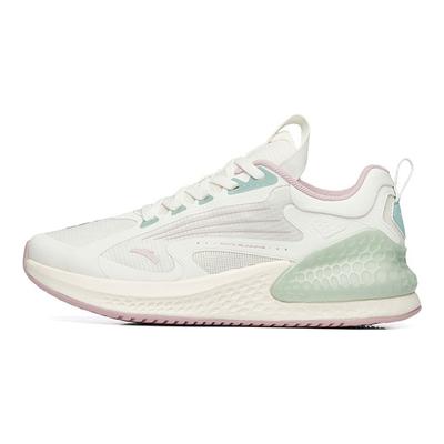 C37+ Atmungsaktive Laufschuhe mit weicher Sohle, Damen Sneaker, Weiß Grau Grün 922235537-1