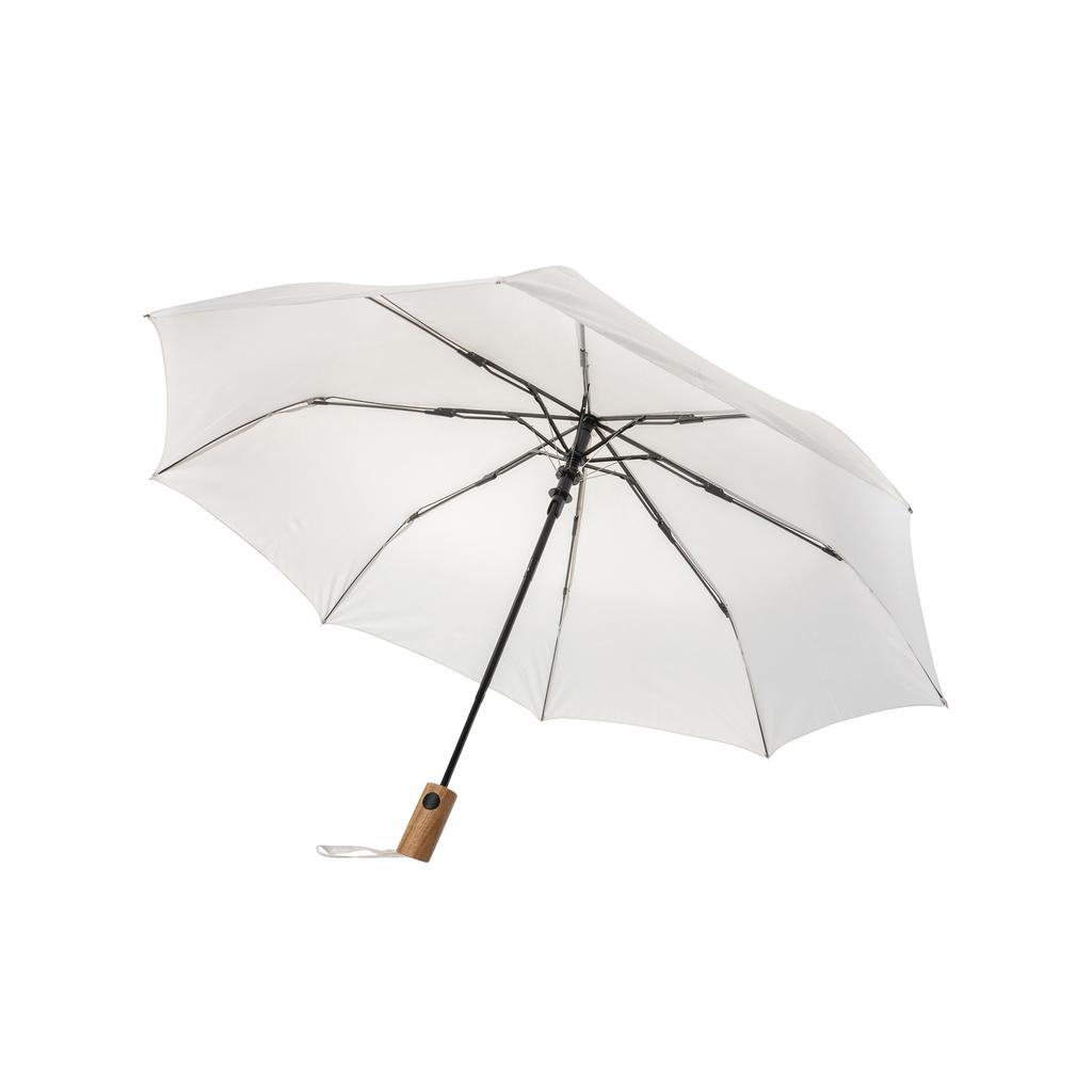 XD Collection Kaycey Acacia Wood Aware Folding Umbrella
