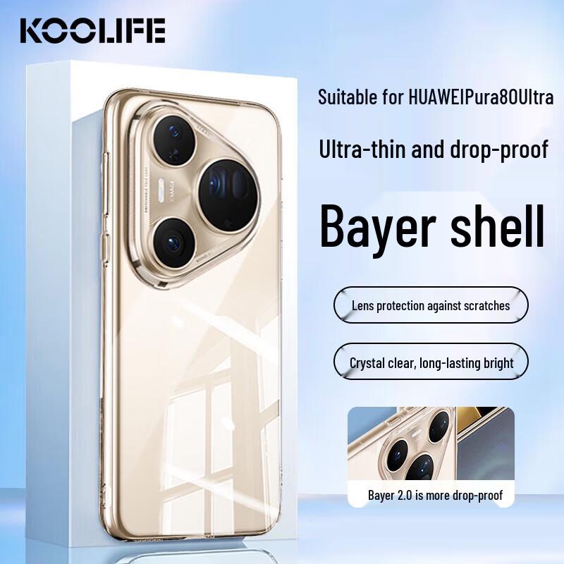 KOOLIFE Huawei Clear Protective Phone Case