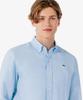 LACOSTE Men'S Solid Linen Shirt Ch769E-56G Hbp
