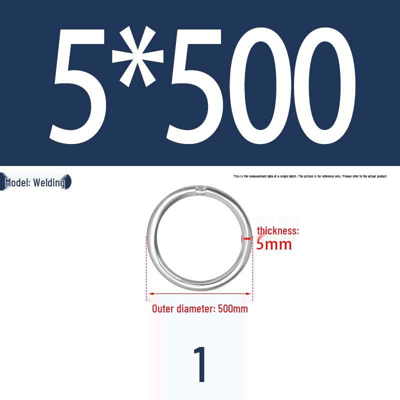 304 Stainless Steel Seamless O-Ring for Lifting and Hammock Yoga Connection