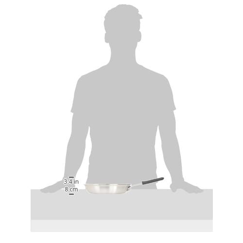 Endo Shoji TKG Frying Pan, 24cm, Thick and Durable, Gas-Stove Only, Non-Stick Teflon Coating, Inner Diameter X Depth (mm) 218 ??x 47, Weight (kg) 0.53