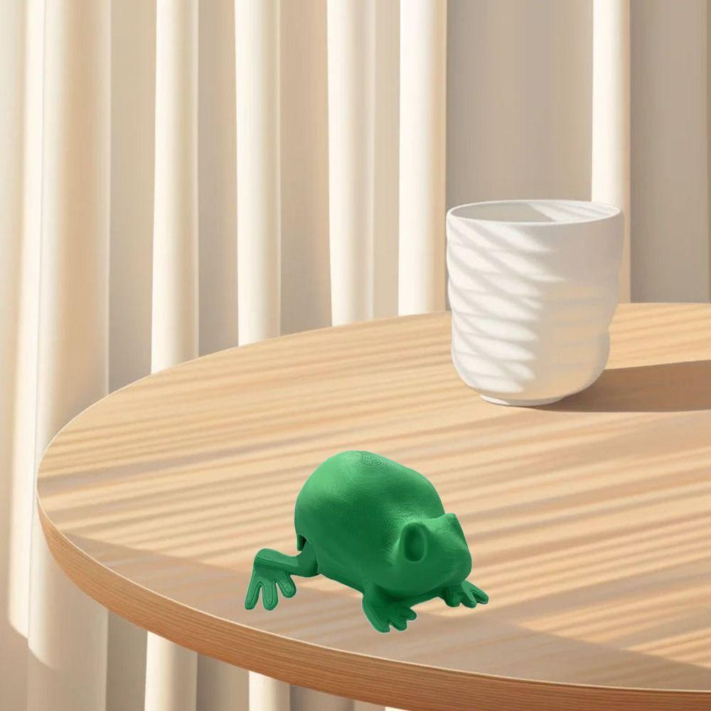 Movable 3D Printed Frog Model Realistic Mini Frog  Figurine  Children Girls Boys