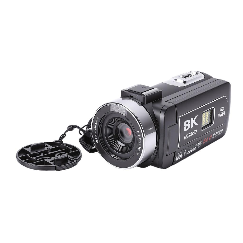 8K Video Camera 3 Inch 18X Digital Zoom Multifunctional 6 P Camcorder for Travel