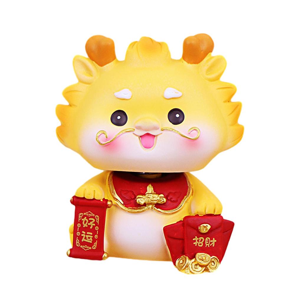 Chinese Dragon Figurine - Exquisite Spring Festival Decor for Home