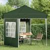 Pop up Party Tent 195 x 195 x 245 cm Green Oxford Fabric