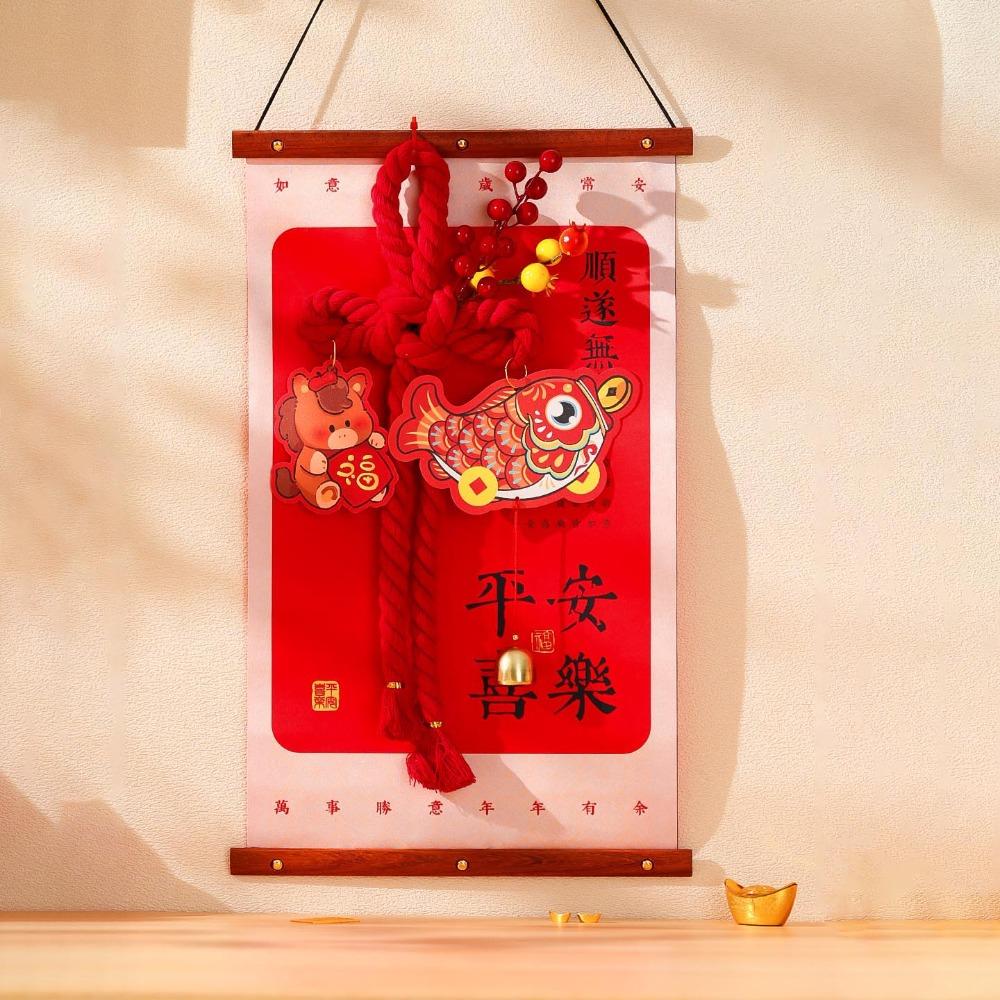 Neujahrsdekoration im chinesischen Stil Traditionelle Pferdejahr Hängeornamente Heimdekoration