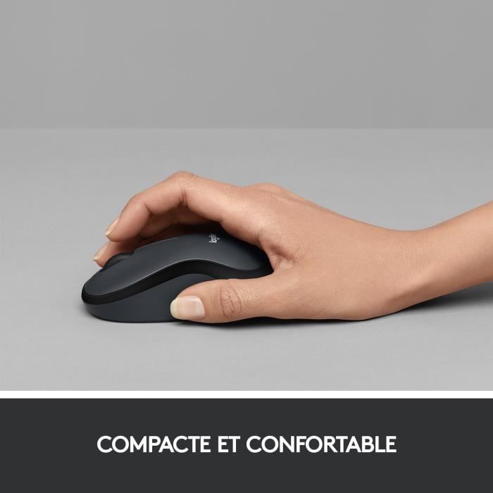 Souris - Sans Fil - Logitech - M220 Silent - Noir - Silencieuse
