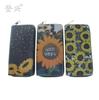 New sunflower long zipper wallet, small floral wallet.