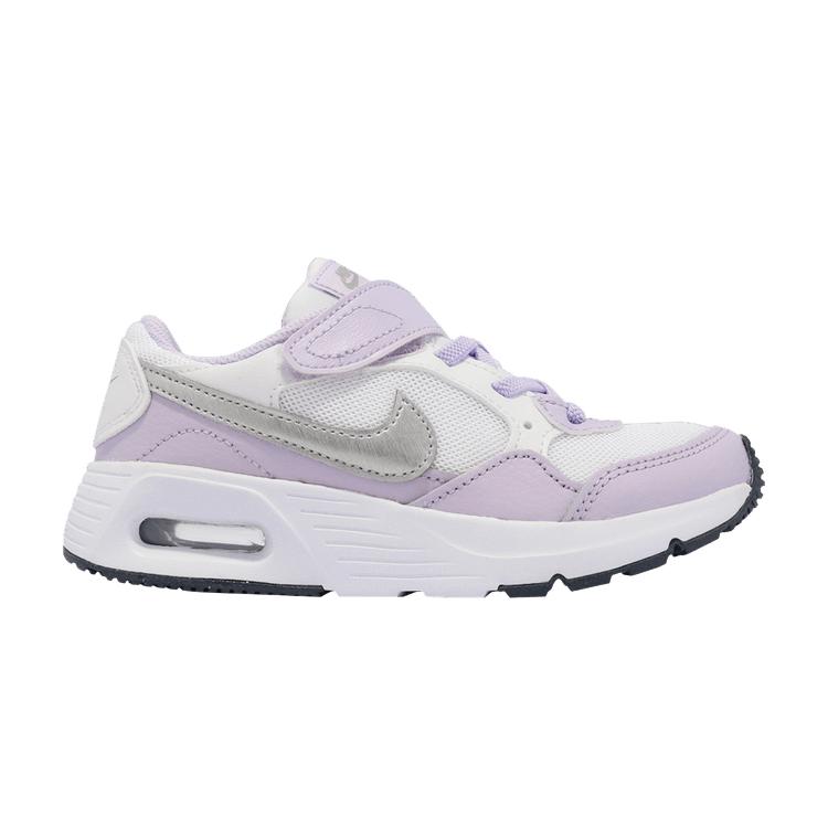 Nike Air Max SC PS Violet Frost Metallic Silver Kids Sneakers Purple White CZ5356-113