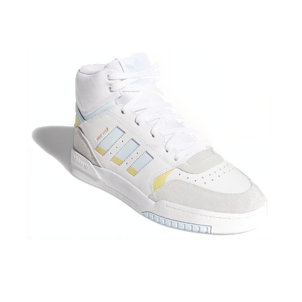 adidas Originals Drop Step High-Top Skate Shoes Women Sneakers White Gray Blue EF7150