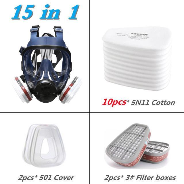 

Химический респиратор высокого качества, новый противогаз A8, противозагрязняющая полнолицевая маска, респиратор, силиконовая полнолицевая маска, фильтр
