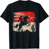 Horse Riding Western Rodeo Retro Cowboy T-Shirt