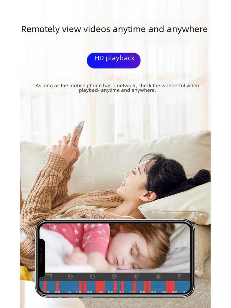 WiFi Plug Surveillance Camera: Indoor, Punch-Free, Full-Color Night Vision, Wireless Socket Camera