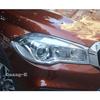 For Suzuki S-Cross SCross SX4 2017 2018    Car Cover Eyebrow Detector ABS Chrome Front Head Light Lamp Trim Frame