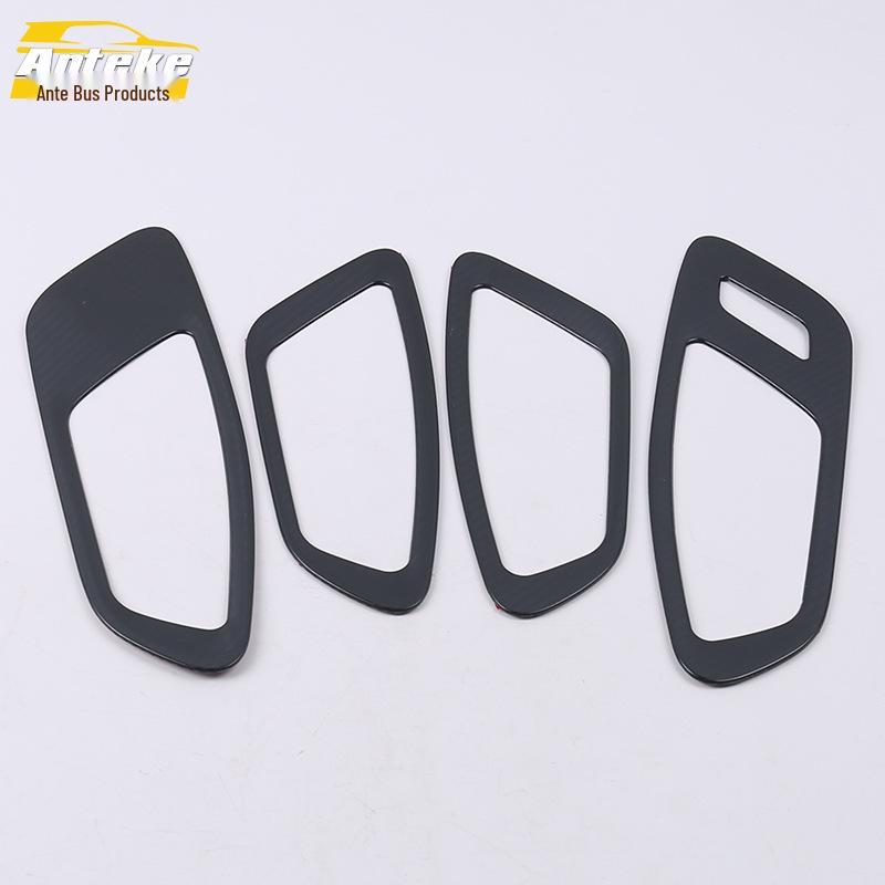 Compatible Decorative Sticker for Junpai D80 2019: Interior Door Handle Ring & Armrest Buckle