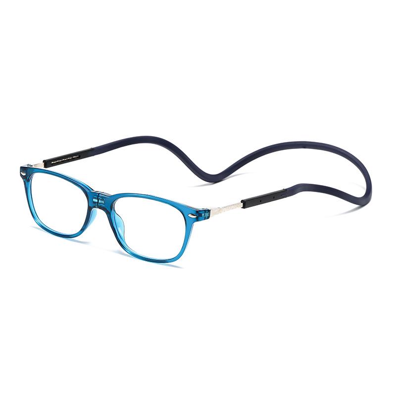 Ultra-Light Neck-Hanging Magnetic Reading Glasses: Anti-Lost, Fashionable Single-Vision Eyewear for Elderly