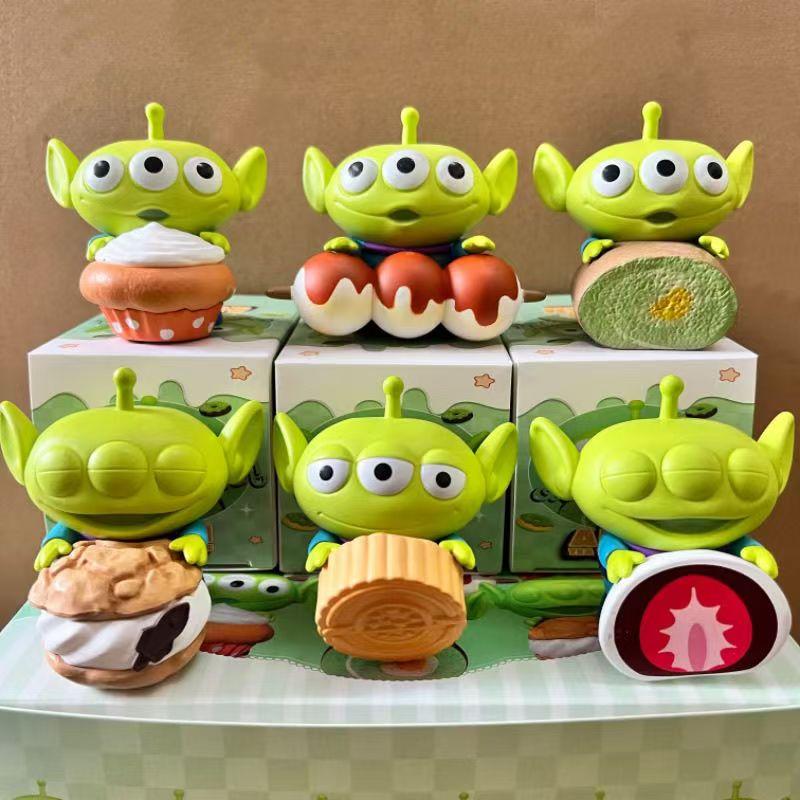 

Q Version Anime Toy Story Model Three-Eyed Monster Alien Toy Doll Decoration Model PVC Action Doll Child Christmas Gift No box