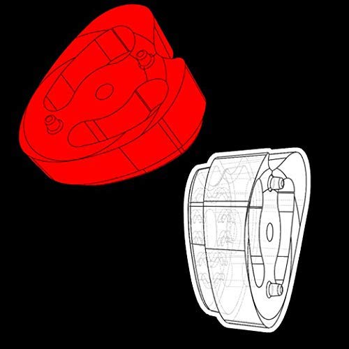 UP HEEL Road Rubber Heels for SIDI Road/Triathlon Shoes, Left and Right Set, Black