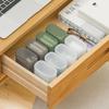 Scatola porta cavi dati Scatola organizer per cuffie antipolvere con coperchio Scatola contenitore trasparente per cavi per ufficio domestico