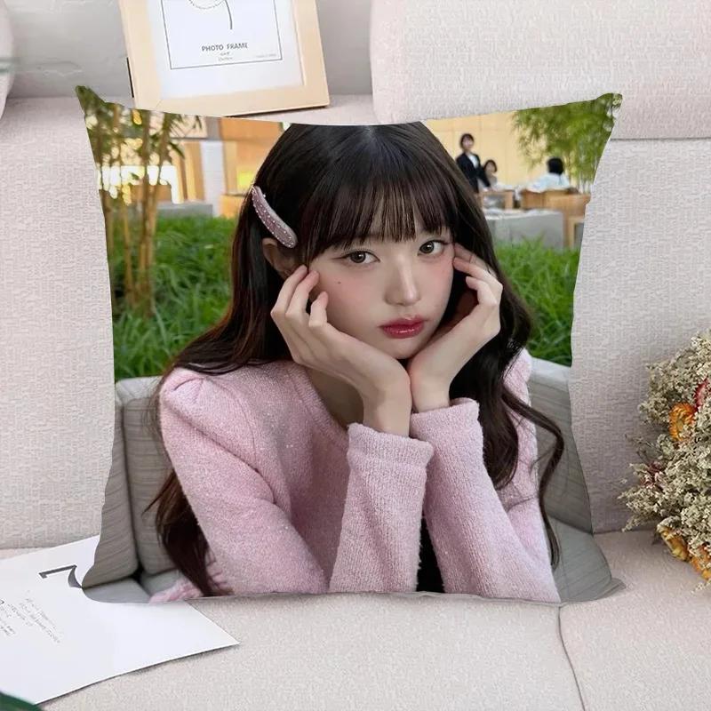 Pillow Cases Decorative Cushions Cover for Sofa Jang WonYoung Pillowcase Pillowcases Car Decoration Cushion Covers