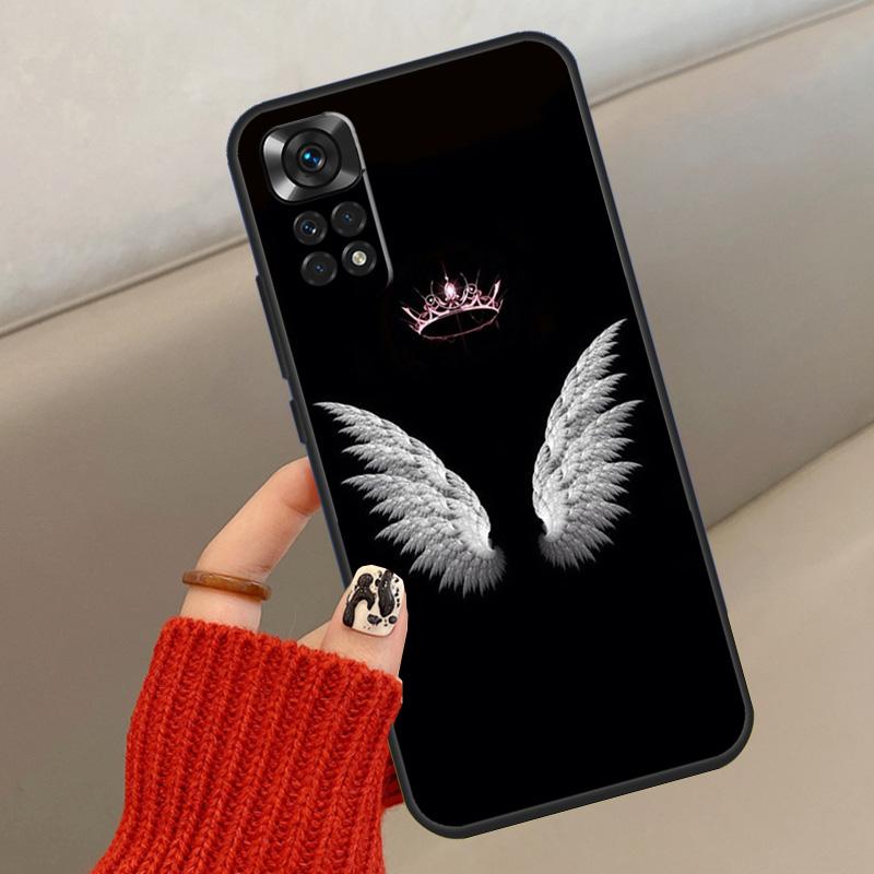 Exquisite Wings Case For Xiaomi Redmi Note 13 12 11 10 14 15 Pro Plus Cover For Redmi 15C 14C 10C 12C 13C 15