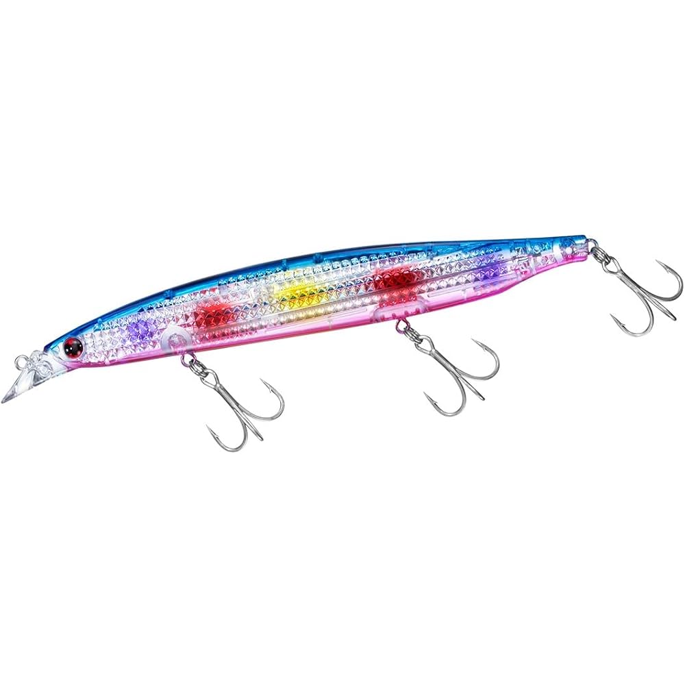 Daiwa Shoreline Shiner Z Bait R140S-LI Blue Pink Marble Fishing Lure 14cm