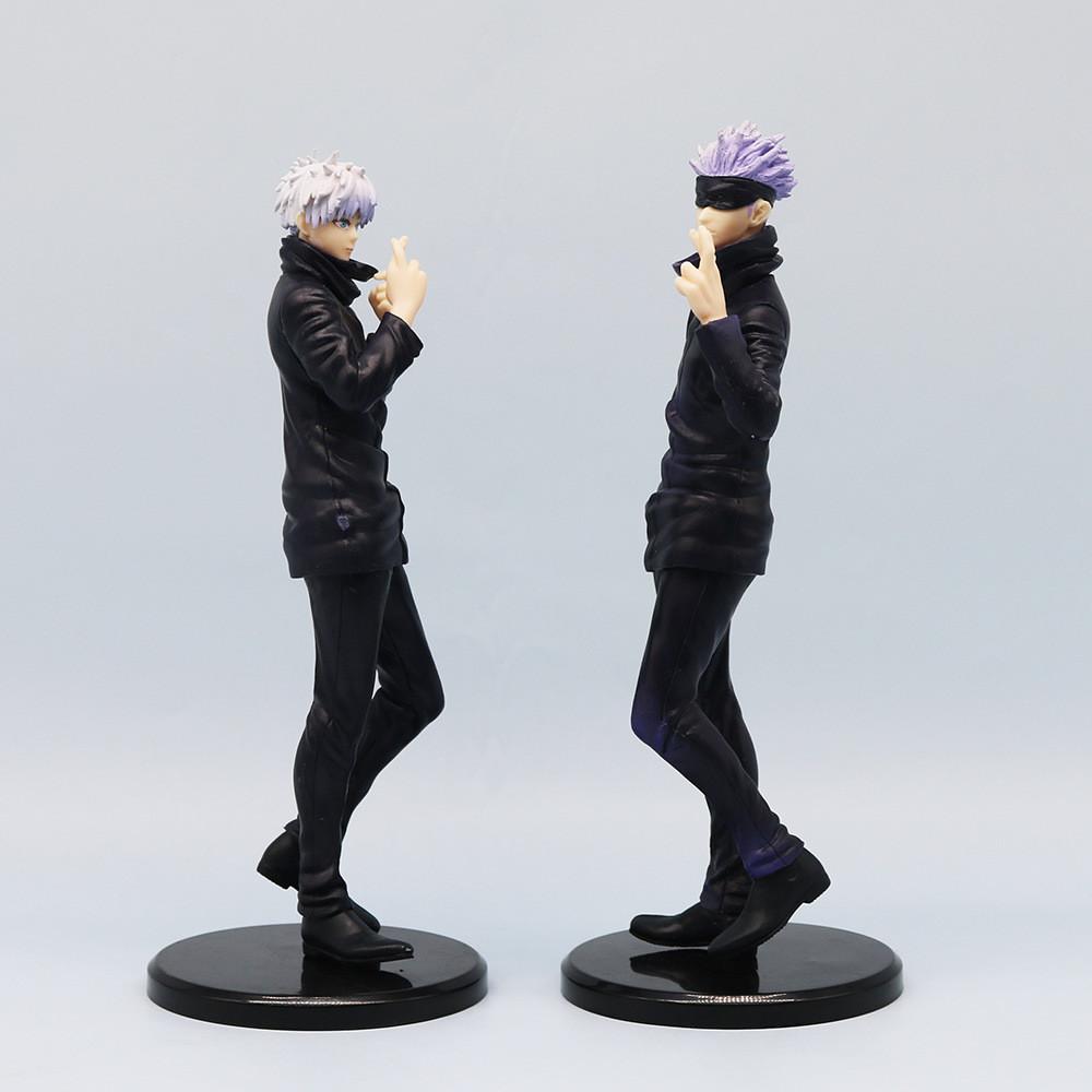 22cm Jujutsu Kaisen Anime Figure Gojo Satoru Statue Action Collection Model Toys Children Ornaments Doll Gift PVC S Poseable Articulated Scale