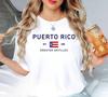 PUERTO RICO TShirt Greater Pride Travel Souvenir Heritage Letters Print High Quality Cotton Tops Tee Shirt Short Unisex Shirts