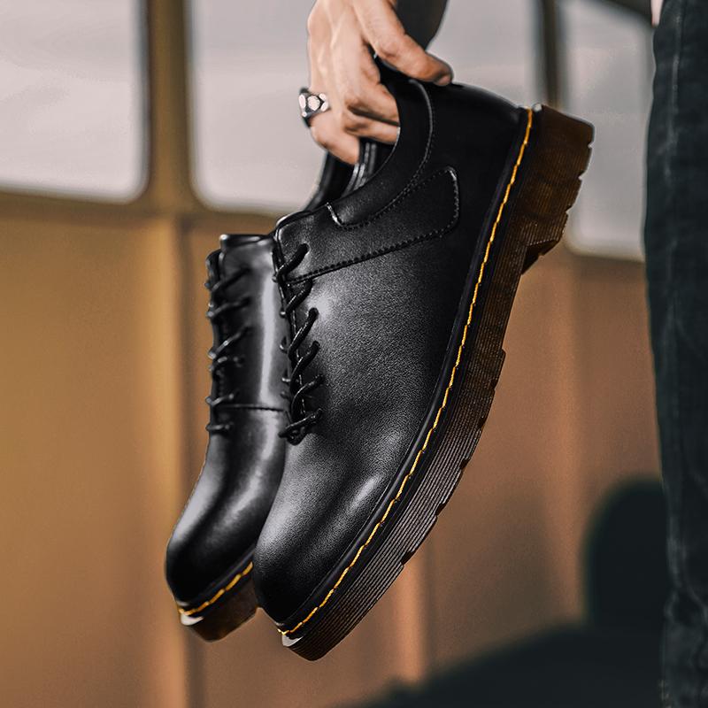 Högkvalitativa Herr Casual Skor Mode Herr Ballerinaskor Business Herr Oxford Skor Märke Man Mjuka Bekväma Snörskor Utomhus Skor