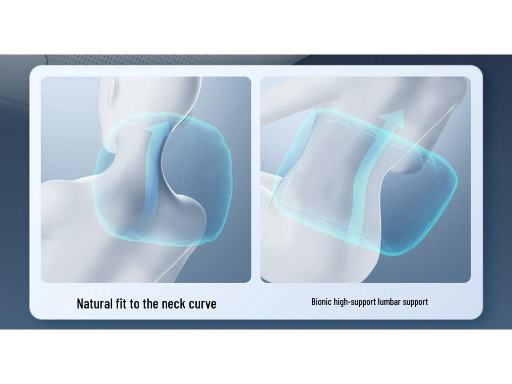 ORA 5-Headrest Lumbar & Neck Support Pillow for Car Interior Modification