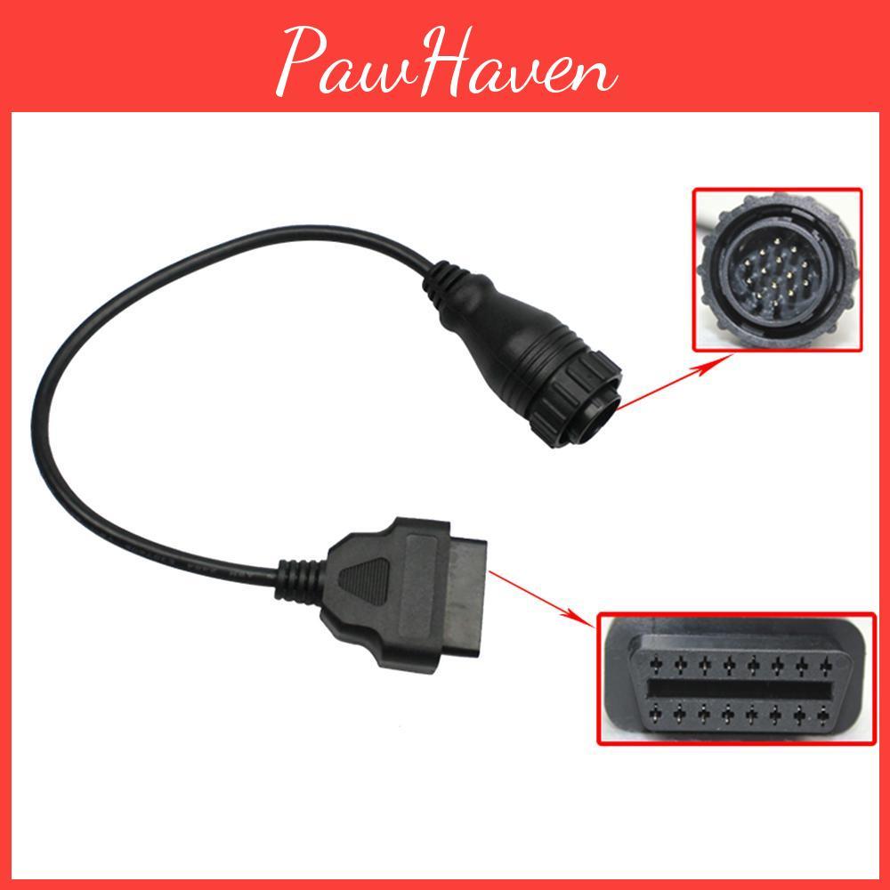 14 Pin Pin 16 To Obdii Cable Male To Female Adapter Car Diagnostic Obd2 Cord For Mercedes Benz