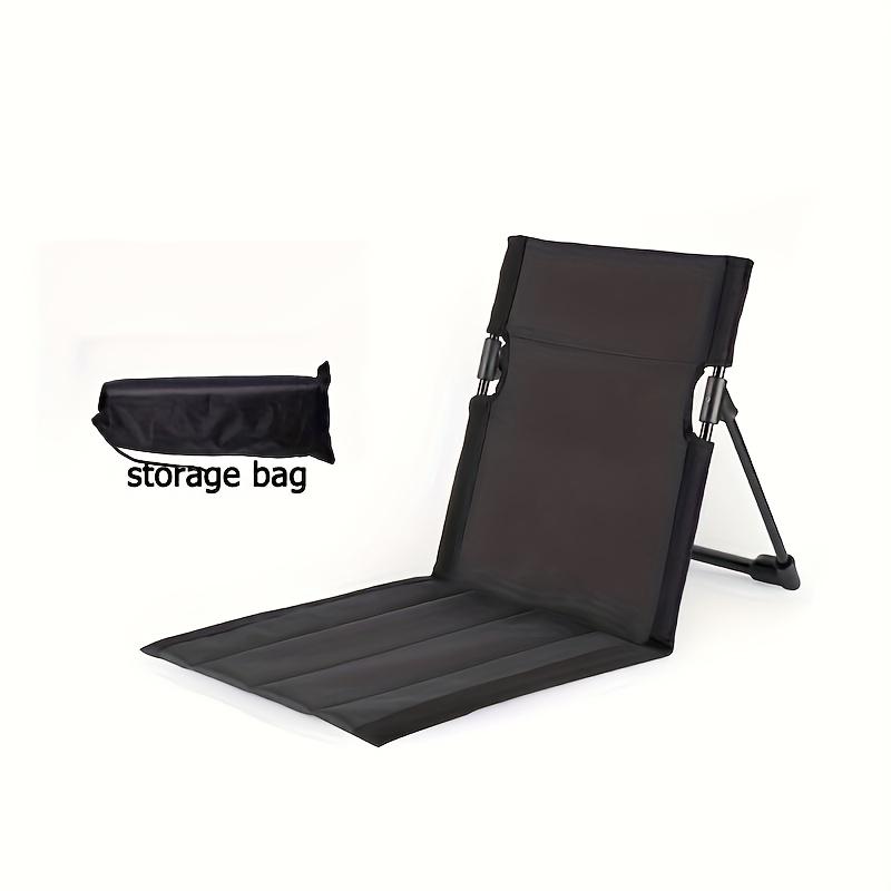 Lightweight Foldable Camping Chair Portable Outdoor Seat With Backrest Storage Bag Lazy Chair Beach Garden Travel Picnic Hiking